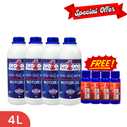 ProOne Motor Oil 20W-50 API SG Semi Synthetic