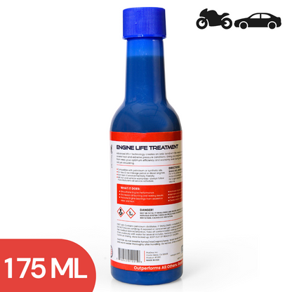 Low Mileage Cars - Engine Life Treatment Pack of 2 x Fuel Maximizer - 10 ML Pack of 3