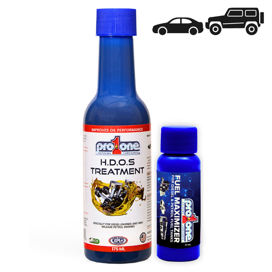 Eco Pack for High Mileage Rides - HDOS Treatment 175 ML & Fuel Max 20 ML