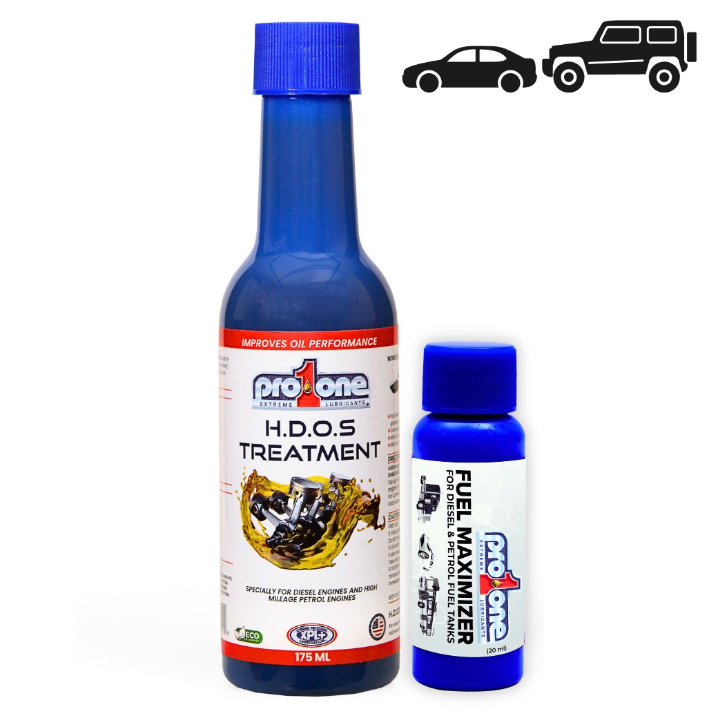 Eco Pack for High Mileage Rides - HDOS Treatment 175 ML & Fuel Max 20 ML